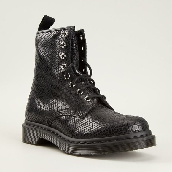 Dr. Martens Shoes - Dr. Martens 1460 Snakeskin Effect Boots